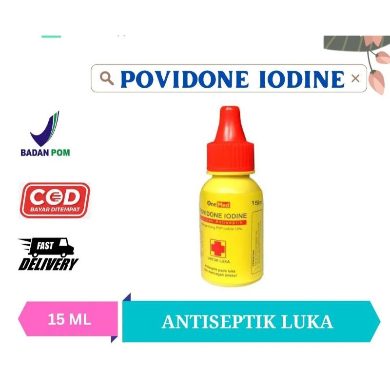 povidone iodine Onemed 15ml/ antiseptik luka