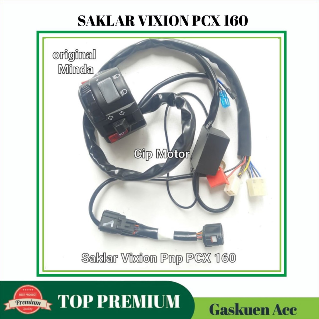Saklar Vixion Pnp PCX 160 Minda Holder Switch On Off Lampu PCX 160