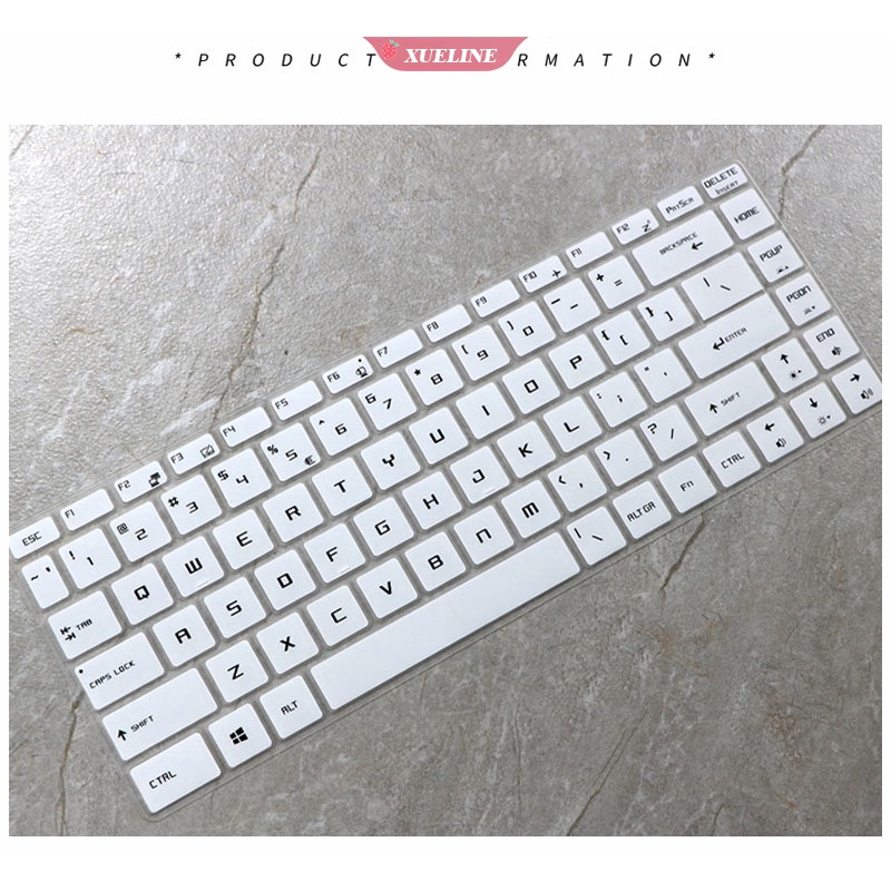 Cover Keyboard Laptop Untuk MSI GS65 i7 Silikon Warna-Warni Tahan Air Keyboard Film Pelindung Case [ZXL]