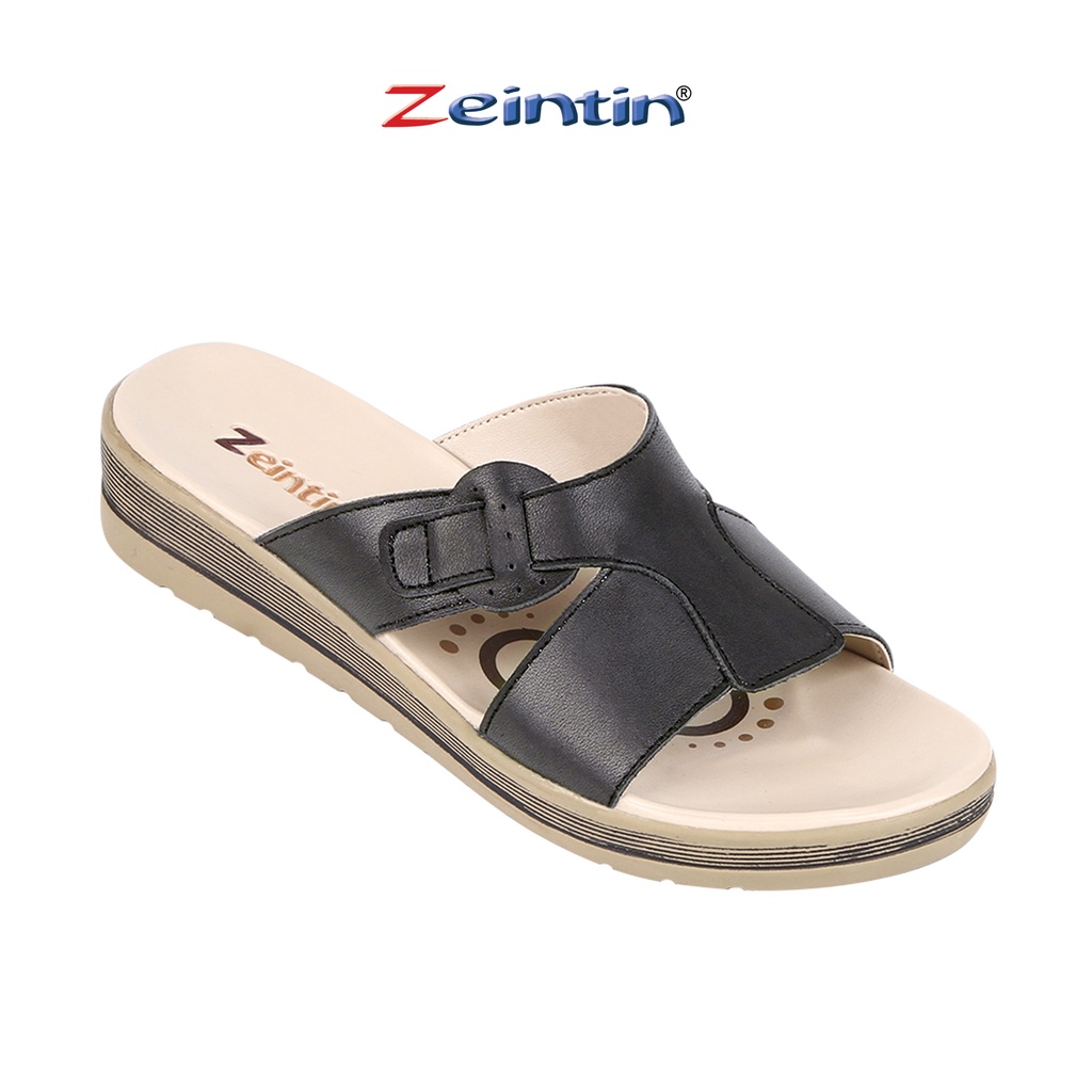 Zeintin - Sandal Wanita Sendal Wedges Wanita Slide Murah Hak Pendek Original Zeintin HP