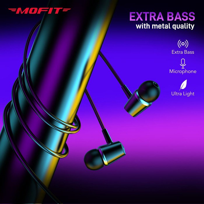 Earphone Extra Bass MOFIT MF1 Extra Bass