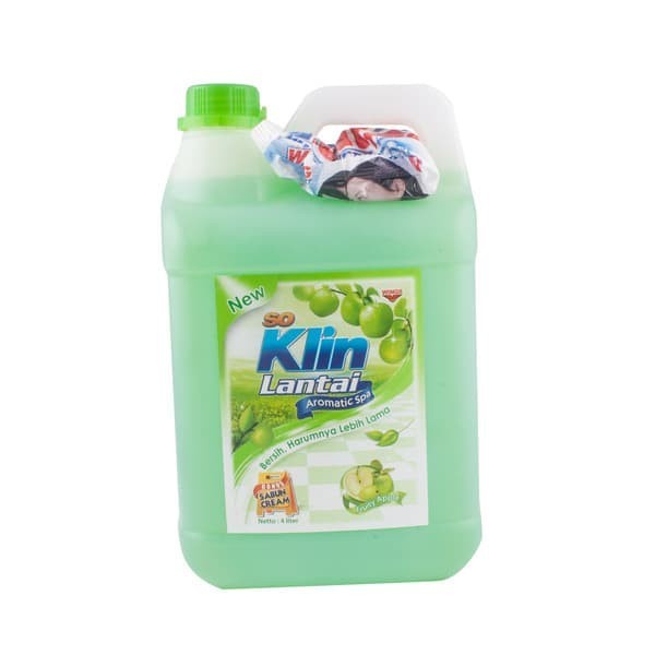 SO KLIN FLOOR CLEANER GALON 4000 ML - pembersih lantai