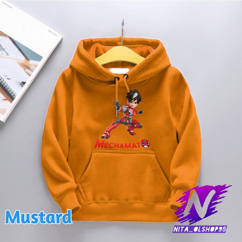 hoodie anak mechamato terbaru