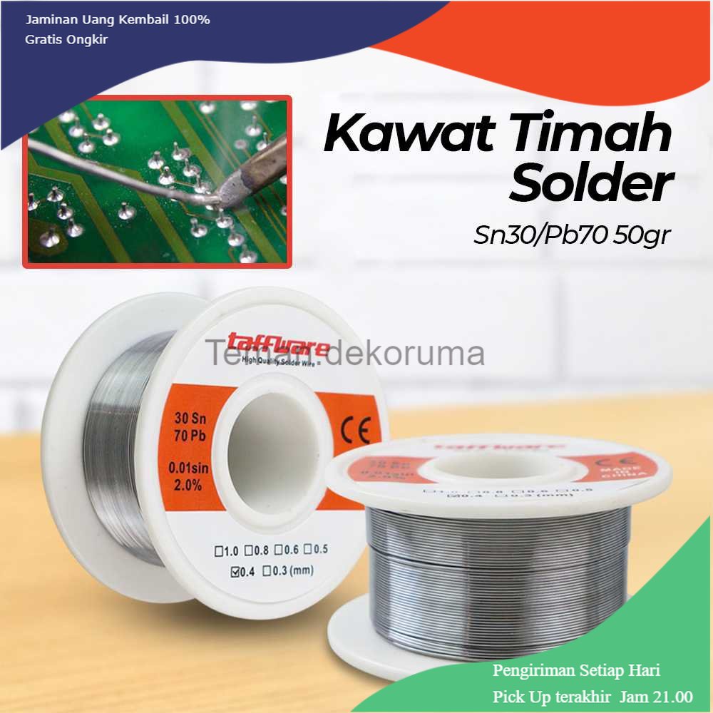 TD - SKL Taffware Kawat Timah Solder Sn30/Pb70 50gr