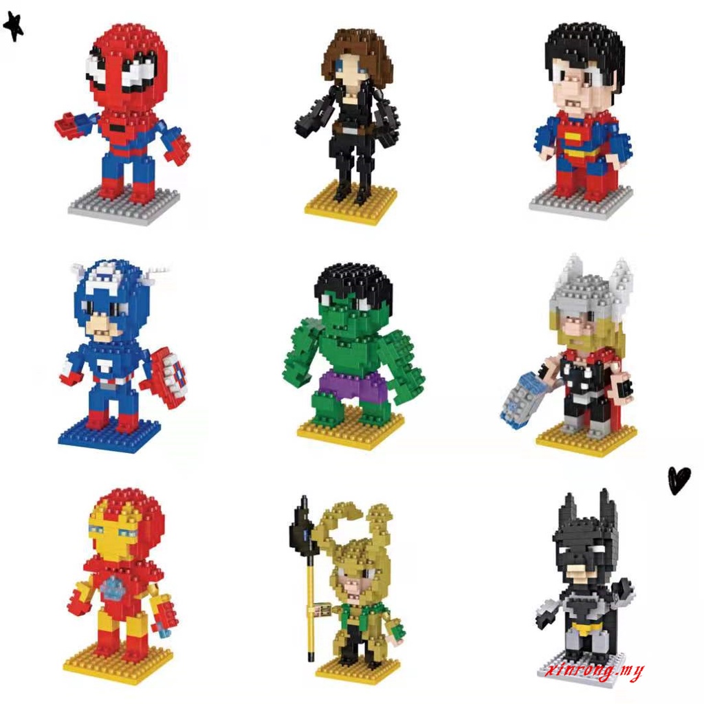 Avengers Endgame Lego Minifigures Super Heroes Hawkeye Black Janda Blok Bangunan Model Mainan Untuk Anak 015-027