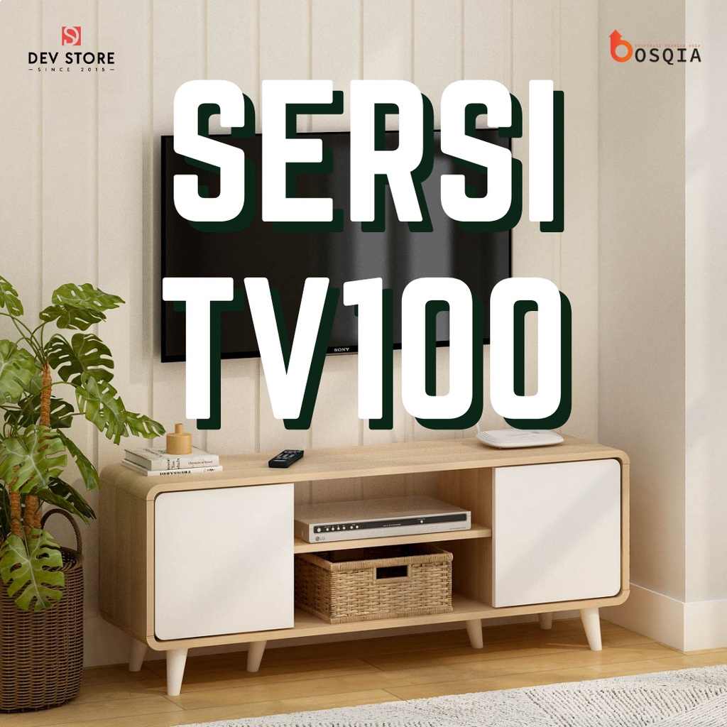 Kabinet TV / Meja TV / Rak TV / Meja TV Estetik / SERSI TV100