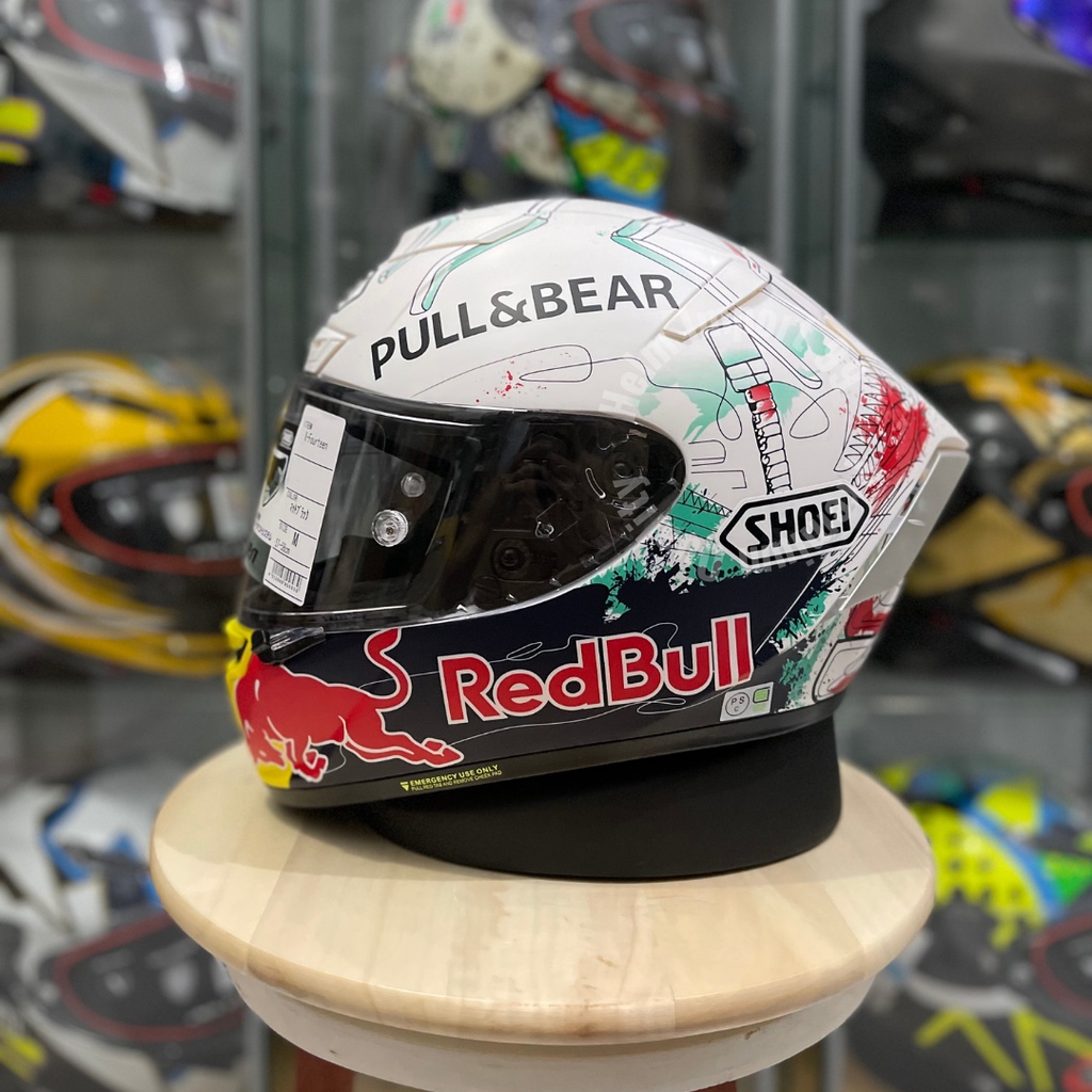 SHOEI X14 XSPIRIT CATALUNYA REDBULL FULLFACE 1:1 CLONE