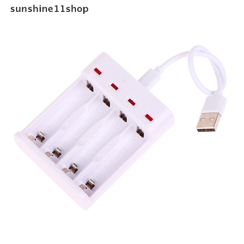 Sho Charger Output USB Untuk AA/AAA Universal Rechargeable N