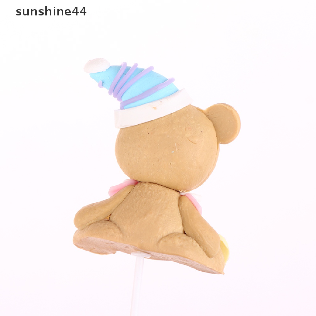 Sunshine Kartun Lovely Bear Birthday Party Cake Topper Hiasan Kue Makanan Penutup Kue ID