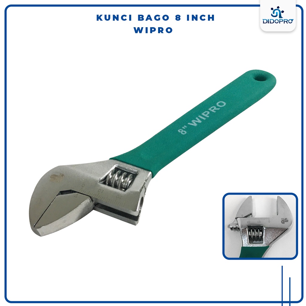 Wipro Kunci inggris 8&quot; 200mm / adjustable wrench 8&quot;