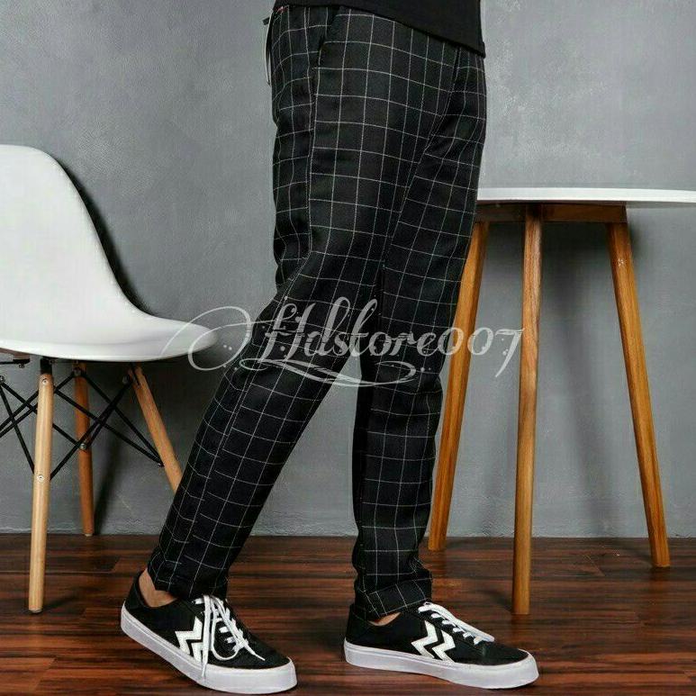 《 CELANA TARTAN PANJANG PRIA TARTAN PANTS SLIMFIT