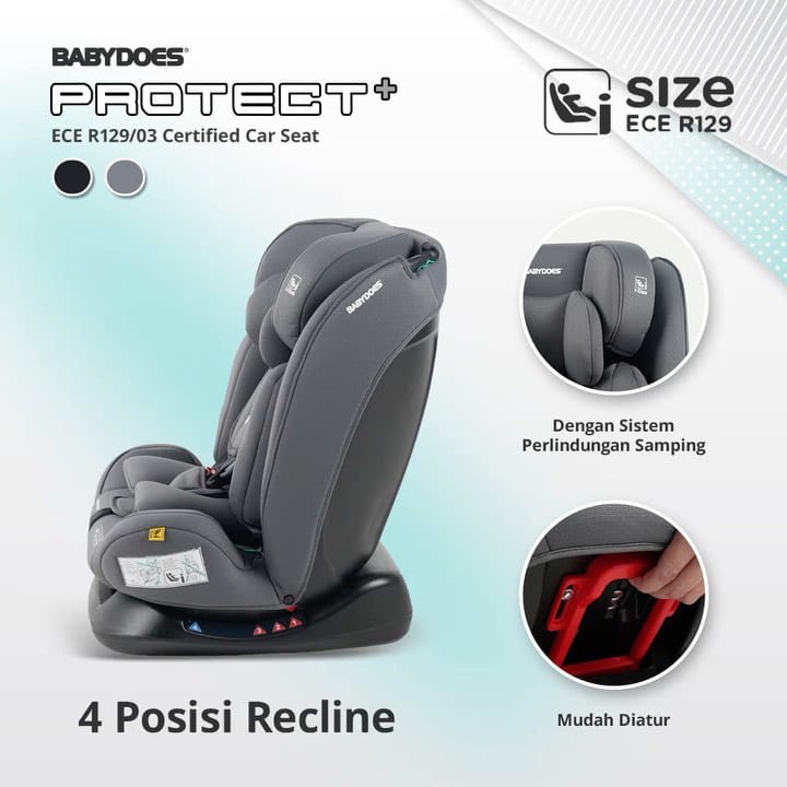 Car Seat Babydoes Protect+ Ece R129/03 Dudukan Mobil Bayi