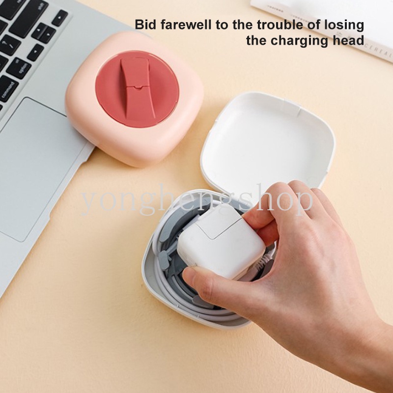 Kotak Penyimpanan Kabel Data / Charger / Headphone Portable Untuk Travel