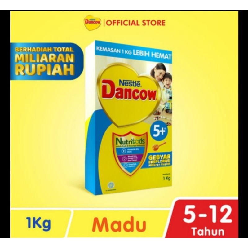 Dancow 5+ Madu 1kg