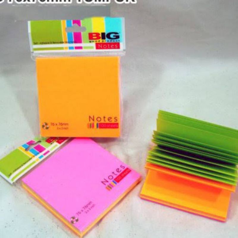 

Notes Stiky Big Good Product 76 × 76mm Rainbow