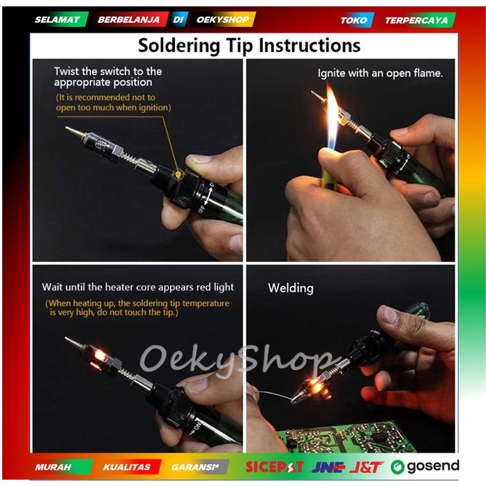 SOLDER PORTABLE GAS BUTANE