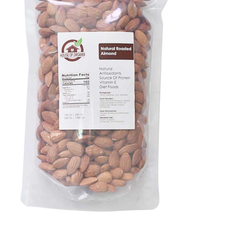 

✱ Natural Roasted Almond (Panggang) 500 Gr ♣