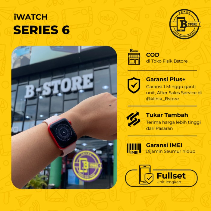 Apple Watch / i Watch / iWatch Series 6 40mm GPS - FULLSET - Cod Surabaya