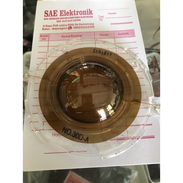 SPUL TOA 25 WATT / PENGERAS SUARA ATAU DIAPHRAGM 25 WATT