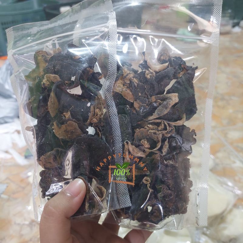 HPT - JAMUR KUPING HITAM KERING / DRIED BLACK FUNGUS BOKNI BOKJI HITAM