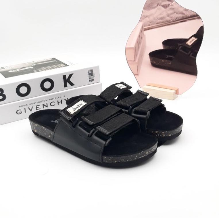 BIG SALE CASUAL.BAG SANDAL PRIA KOREA UKURAN 39-44 FASHION ULZZANG SANDAL HITAM ROMA MUSIM PANAS SAN