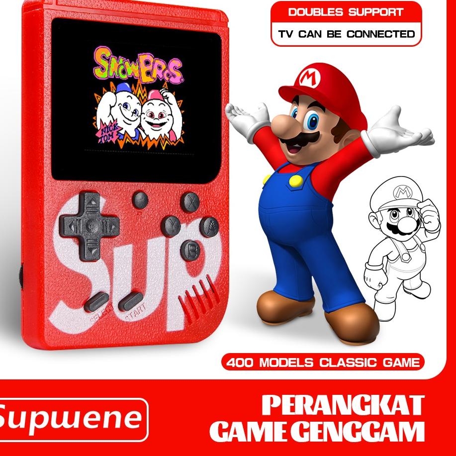 ➬ Double Player Gameboy Permainan Retro Mini Gameboy Game Konsol Built-in 400 Games PS4 Gameboy 4.7 