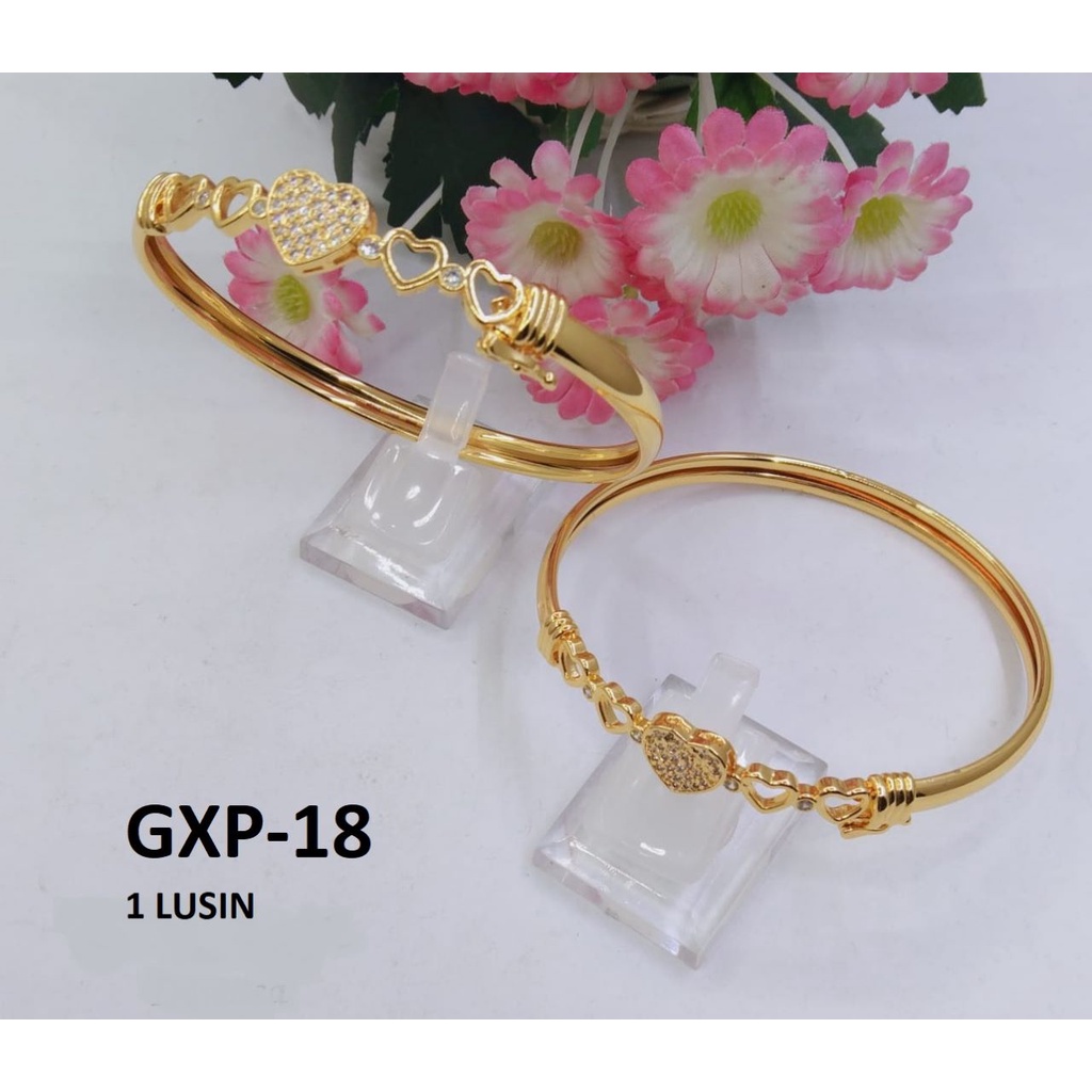 GELANG XP EMAS GOLD LOVE HATI TERMURAH / DUNIA GELANG TERBARU