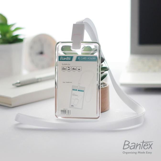 

[Miliki Segera] Bantex Transparent ID Card Holder Lanyard Potrait 8868 08 / Idcard 0LF