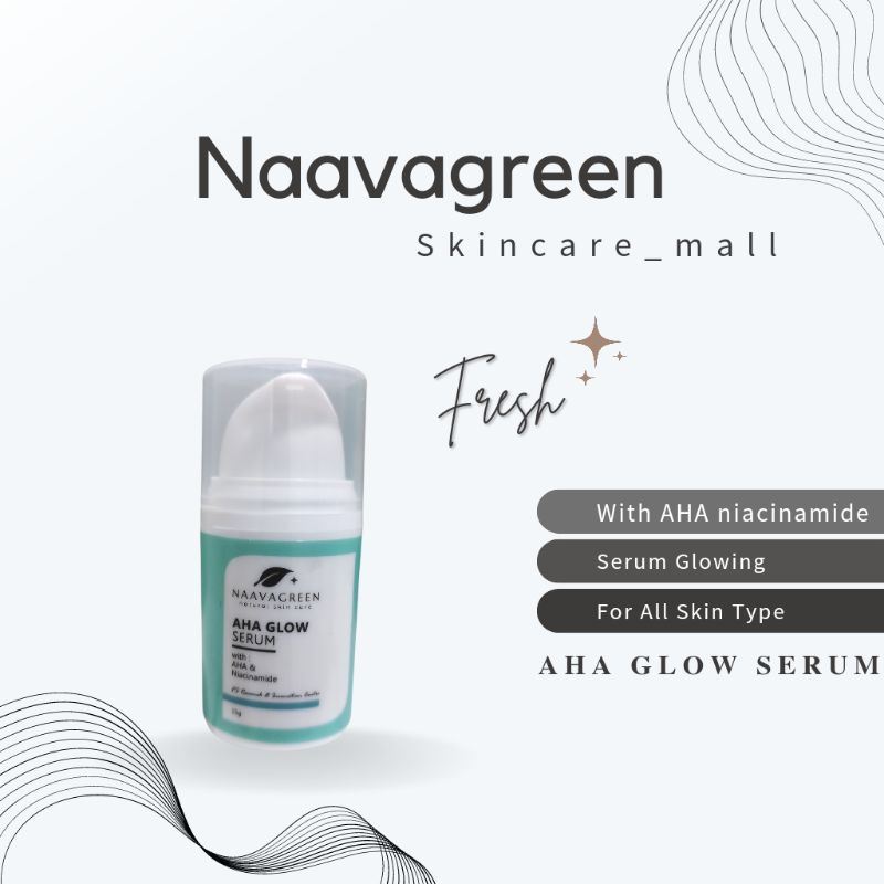 Naavagreen Serum Whitening AHA  Kode Ahaser