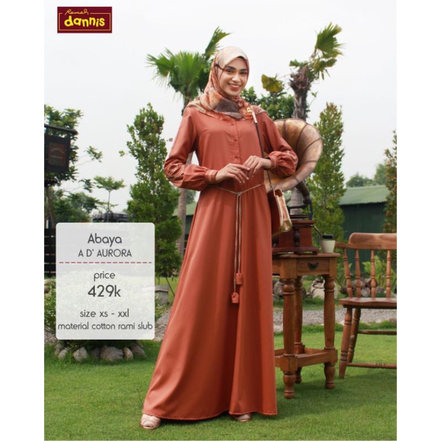 Sale dannis 25% / abaya dan koko d'aurora / dannis diskon / abaya katun / koko dewasa / sarimbit / b