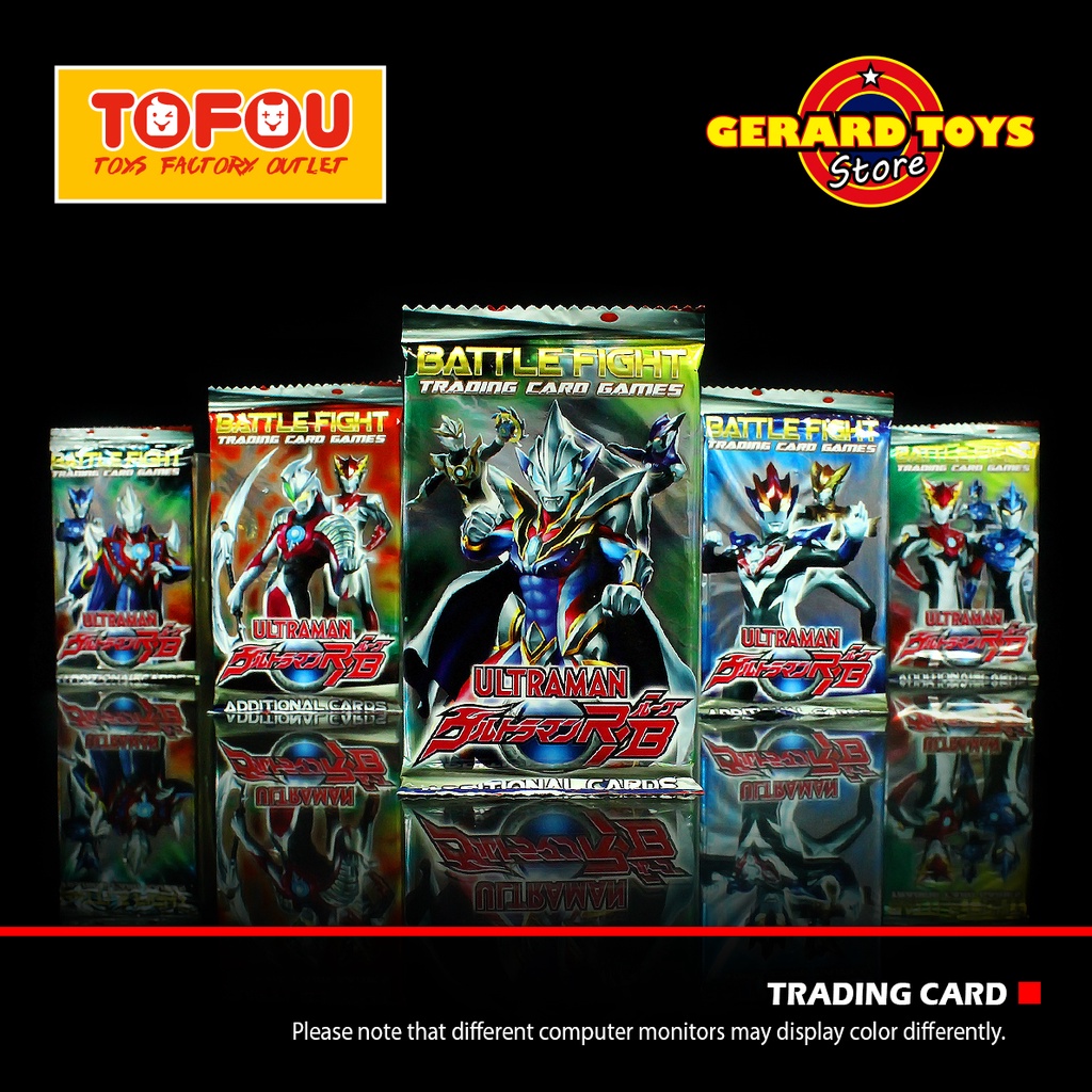 Mainan Kartu Ultraman Trading Cards Game Hologram DG MURAH BANGET