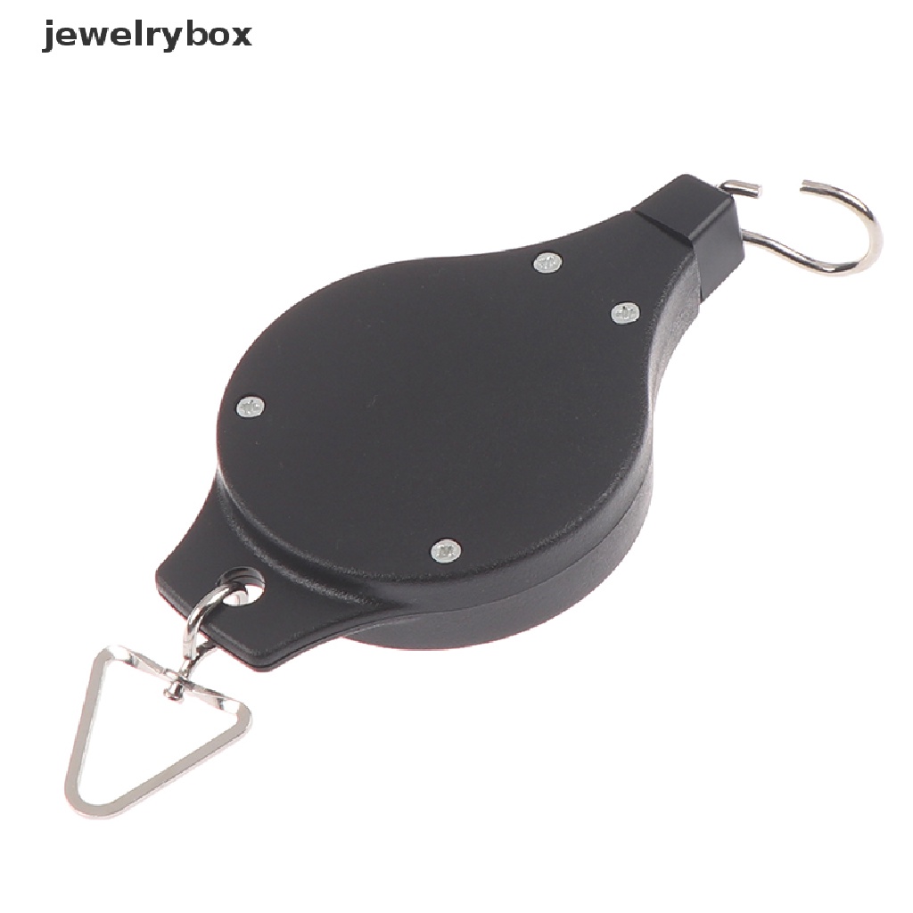 [jewelrybox] Keranjang Katrol Taman Yang Dapat Ditarik Bunga Tarik Ke Bawah Gantungan Tempel Pot Tanaman Hook Butik