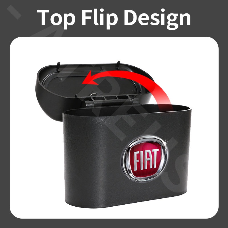 Fiat Tempat Sampah Mobil Gantung Tutup Flip Dustbin Tipe Pres Storage Box Organizer Aksesoris Mobil Untuk Uno Toro 500 Bravo Punto Palio Argo Stilo Strada Mobi