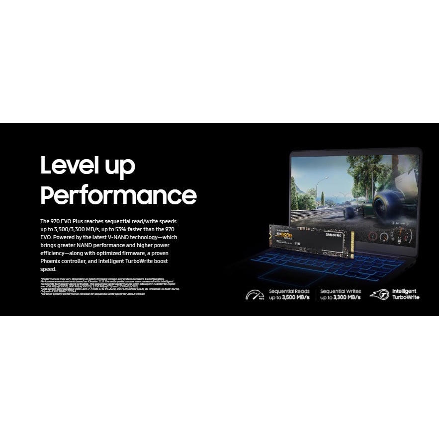 Samsung 970 EVO Plus SSD 2TB M.2 NVMe PCIe Gen3.0