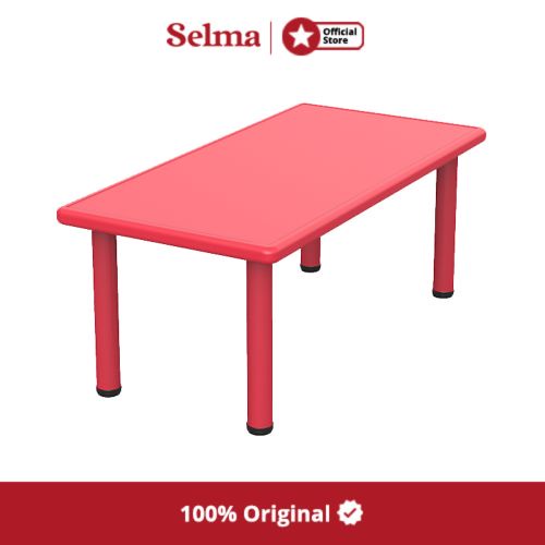 Selma Yoshi Meja Anak Rectangle - Merah Furniture Informa