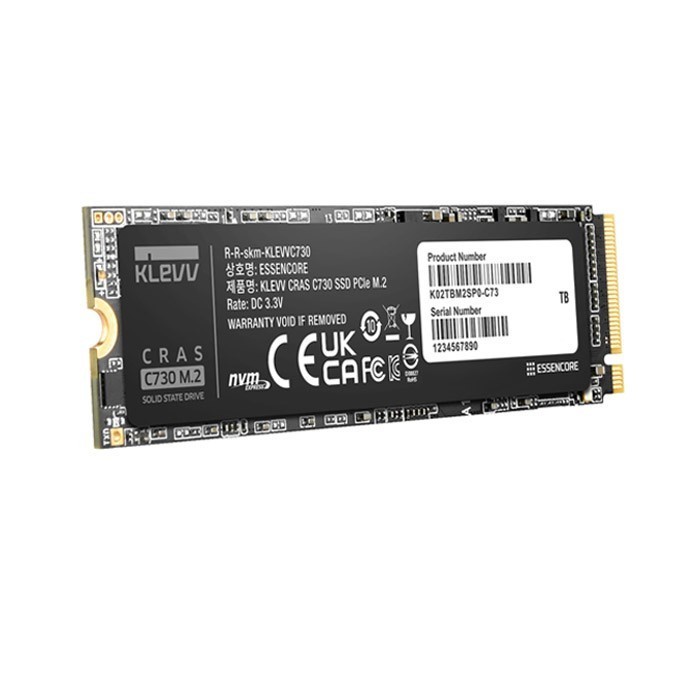 KLEVV SSD CRAS C730 512GB M.2 2280 NVMe PCle Gen3 x4