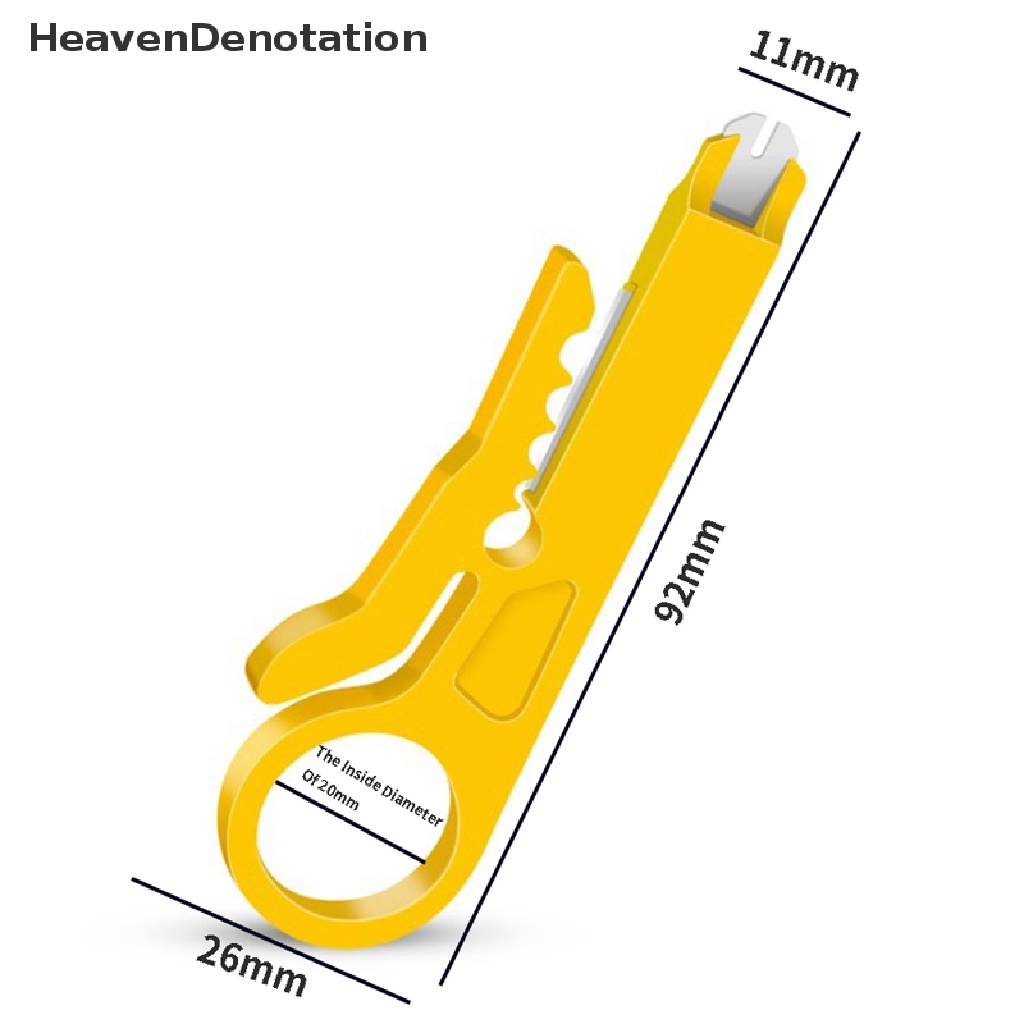 [HeavenDenotation] Mini Wire Stripper Crimper Plier Crimping Kabel Punch Stripping Multi Alat HDV