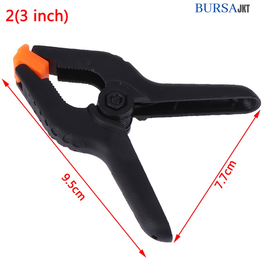 SPRING CLAMP PENJEPIT KAYU 3 INCH PLASTIK BAHAN NYLON