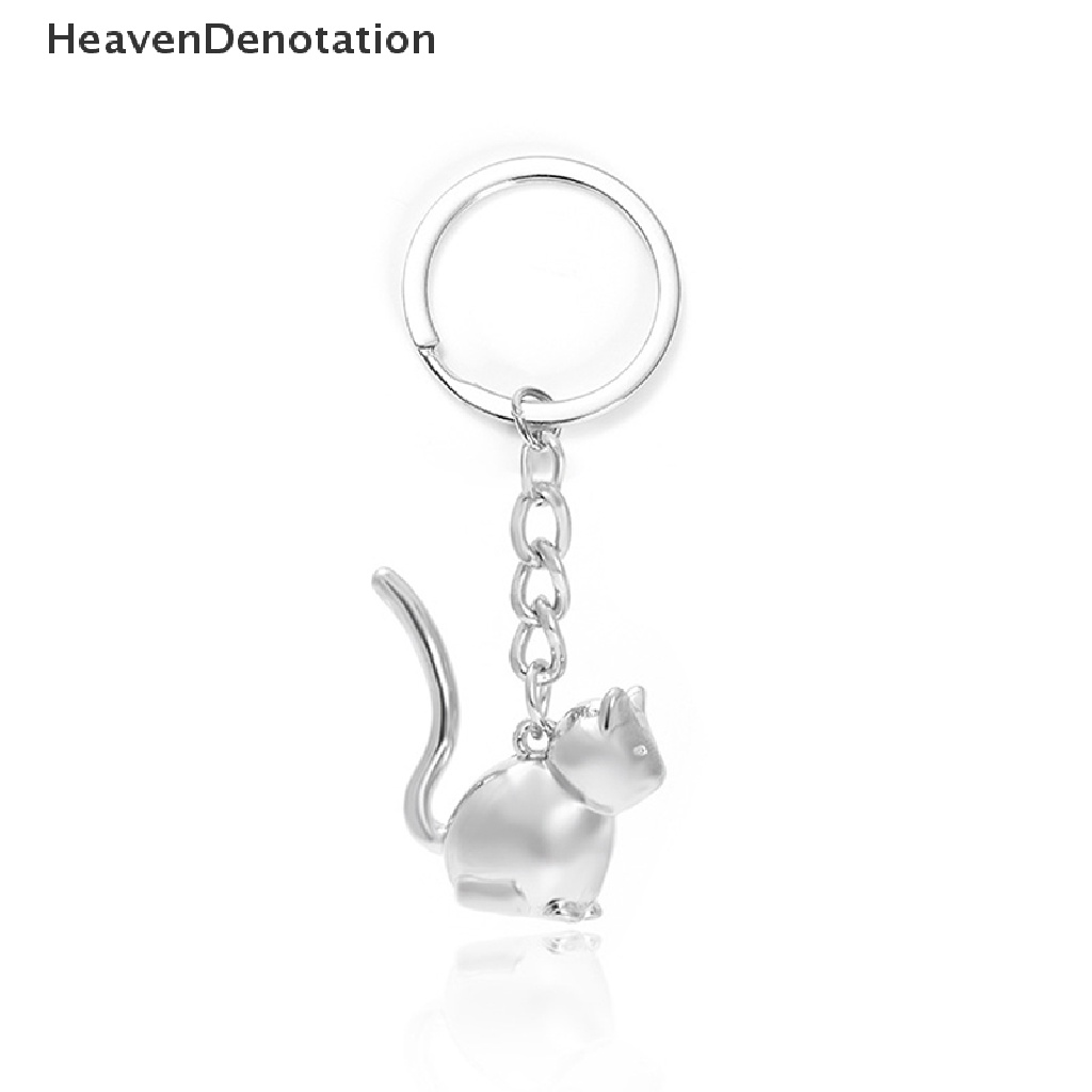 [HeavenDenotation] Gantungan Kunci Kucing 3D Gantungan Kunci Lucu Untuk Wanita Kitten Lucky Cat Key Chain Key Holder HDV