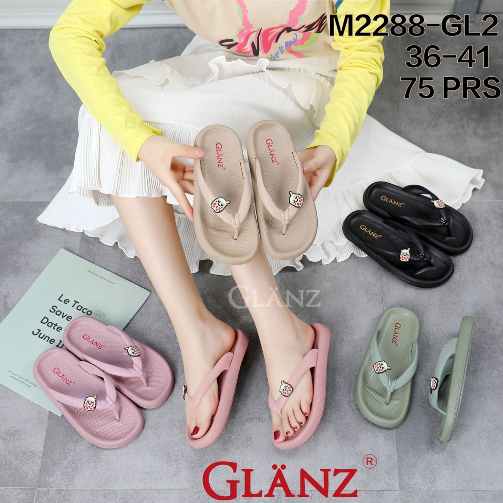 Sandal Japit Jelly Wanita Wonderly Sendal Cewek Mutiara Polos Alas Karet Nyaman Verotino