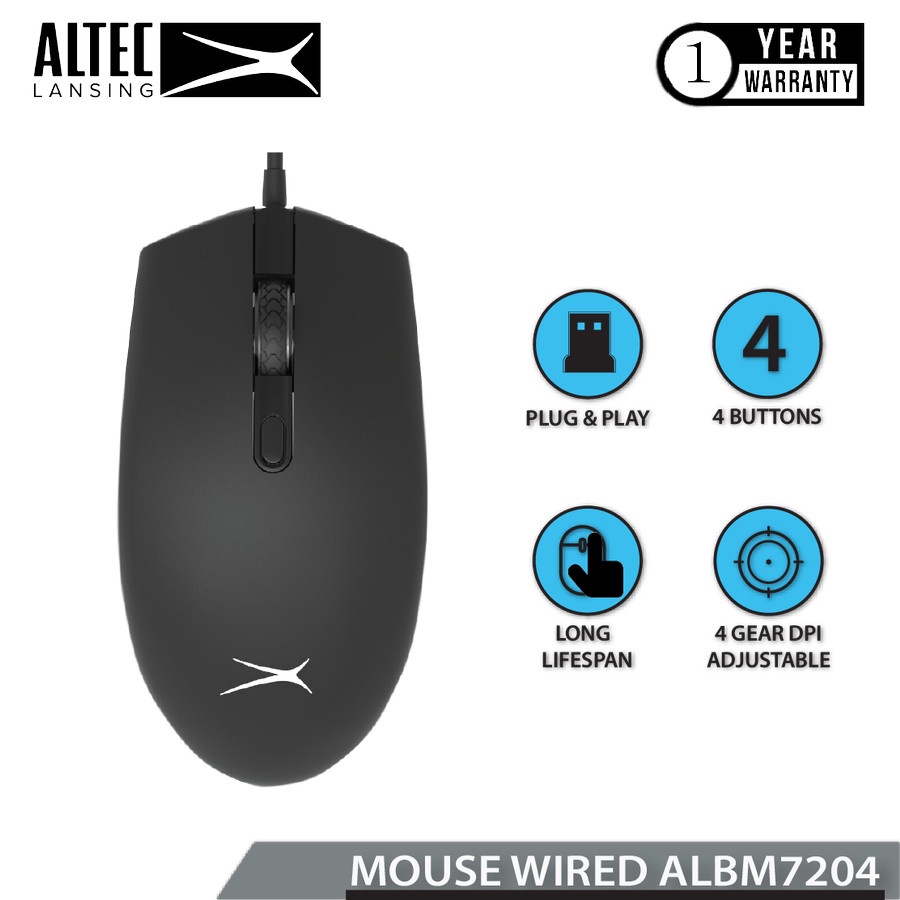 Altec Lansing Mouse USB ALBM7204