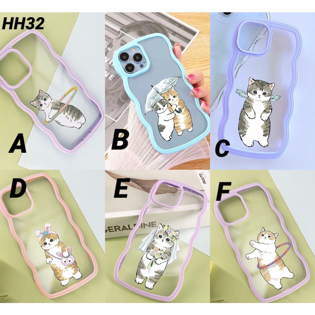 HH32 Casing HP cantik wanita cat kucing miaow miao For Iphone 7+ 8+ Plus X Xs Xr Max 11 12 13 14 Pro Max 14+ 14Plus FJ08