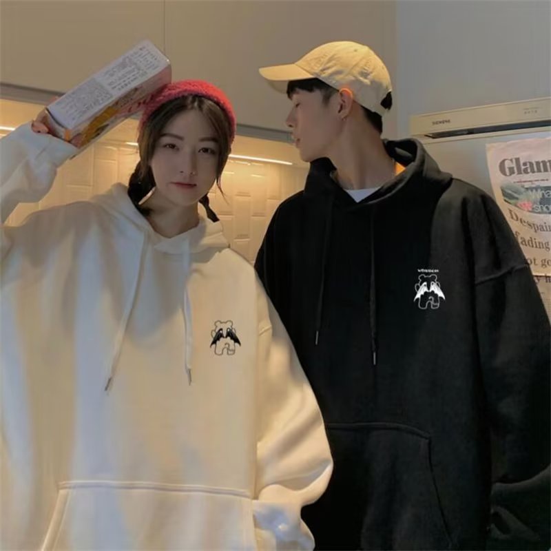 Promo Cod Hoodie Couple Pria Wanita WSIDROM Wear Sweatshirt Loose Oversize Trendy Jacket Hoodie Korean Style