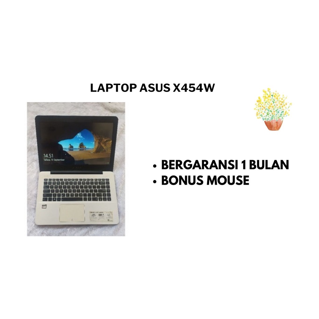 LAPTOP ASUS X453W,LAPTOP MURAH BERGARANSI, LAPTOP BEKAS BERKUALITAS,LAPTOP BEKAS MURAH