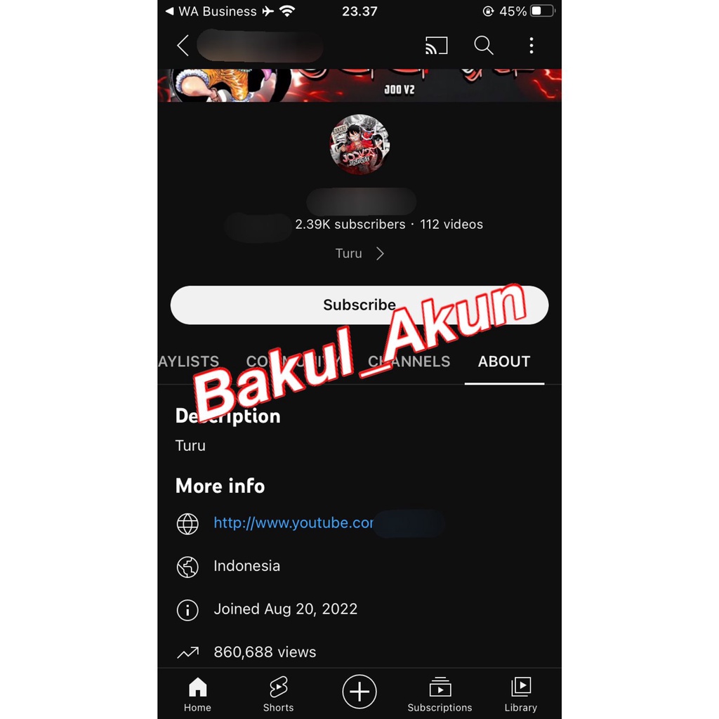 Akun Youtube 1000 Subscriber akun youtube sudah monet akunyoutube tua lawas paket monetisasi 1000 su