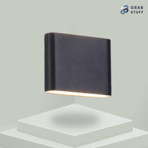 Lampu Dinding Hias Outdoor Minimalis Waterproof Warm White / Lampu Dinding Led Tempel Koridor Teras 