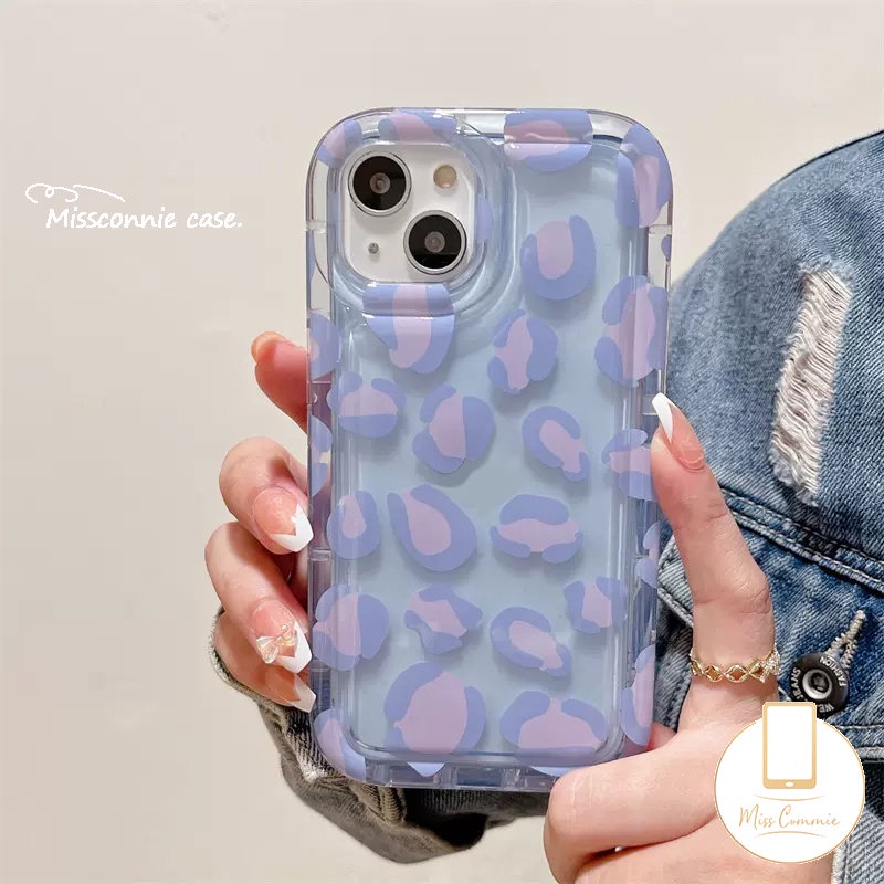 Fashion Case Motif Leopard Redmi 12C 10C 9 9A A1 10 9T 10A 9C NFC Redmi Note8 Note10 Note 11 10s 10 9 11s Note9 Note10s Note11 POCO F4 Shockproof Airbag Lembut Tpu Bening Penutup Belakang