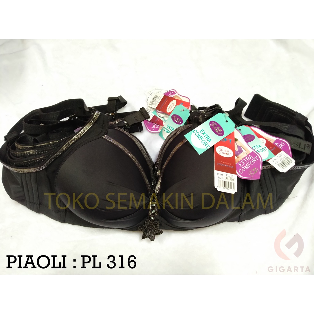 Bra BH Piaoli 316 | BH Tanpa Kawat. BH Piaoli 316 Uk 36 - 46 Cup B Busa Bintik Tanpa Kawat