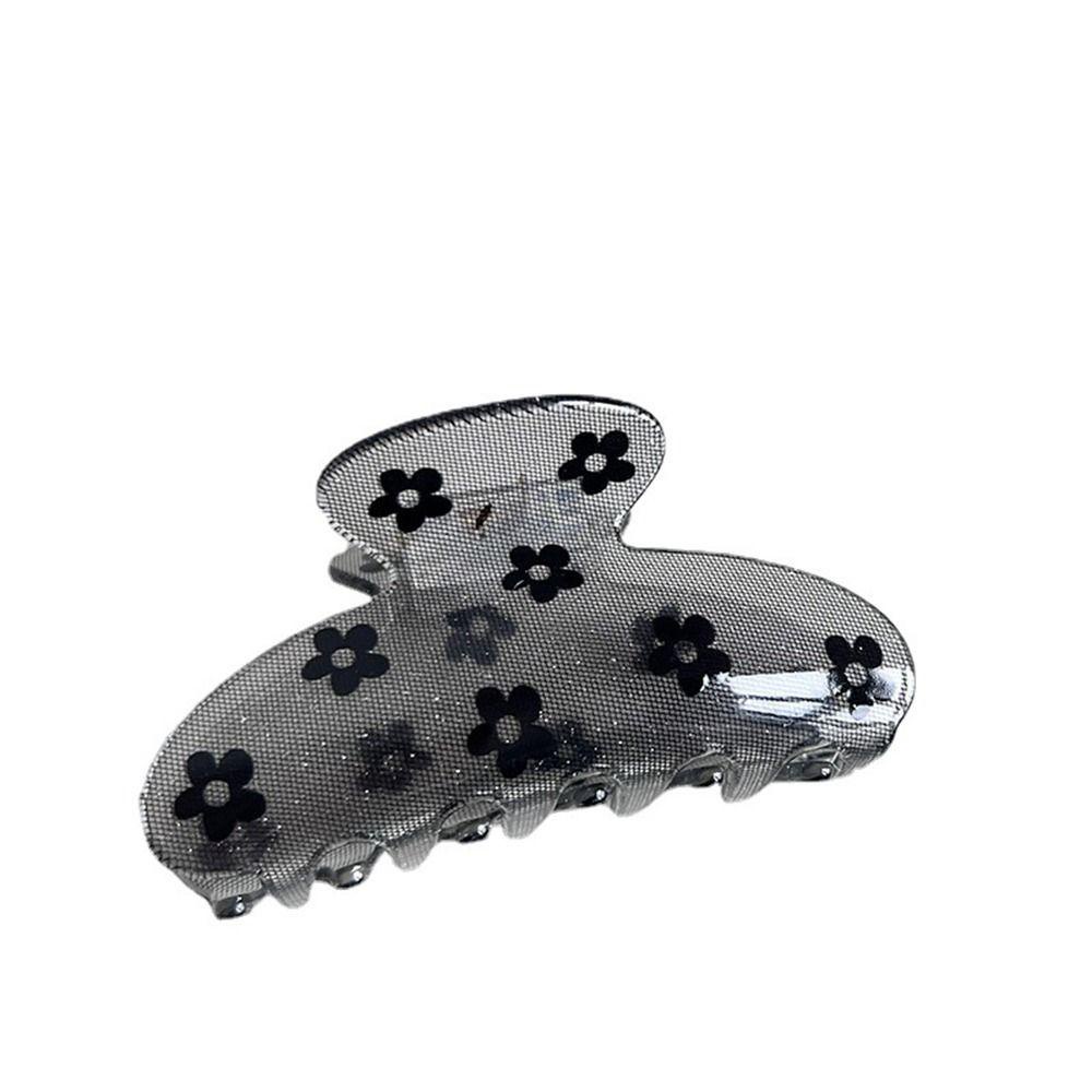 Agustina Bow Hair Claw Lucu Elegan Ponytail Holder Untuk Gadis Cinta Hati Hiasan Kepala Hiasan Kepala Akrilik Untuk Wanita Women Hair Clips