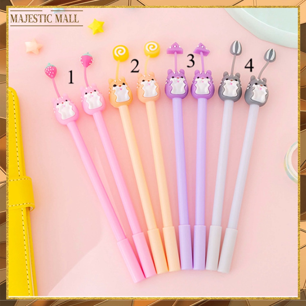 

️Pulpen Karakter Boneka Buah Pena Gel Motif Karakter Lucu Pen Cute Student Korean Import COD ℳℳ 018